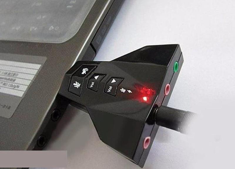 [HCM]USB Sound Âm Thanh 3D Ra 4 Cổng 7.1