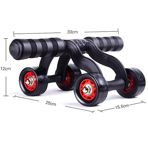 Con lăn tập cơ bụng 4 bánh