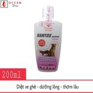 Sữa tắm sạch ve ghẻ dưỡng lông chó mèo - Hantox Sampoo Hồng thumbnail