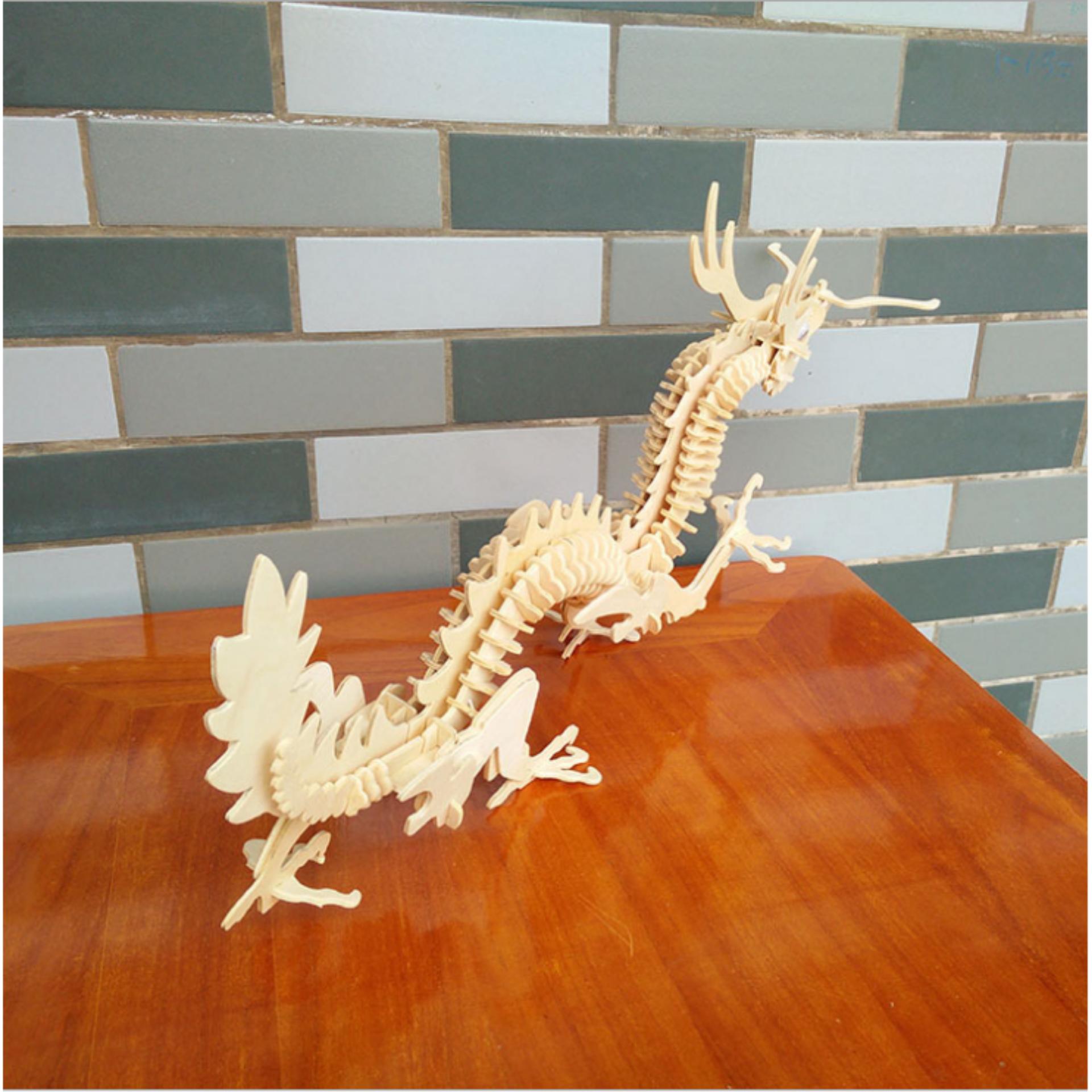 Đồ chơi lắp ráp gỗ 3D Mô hình Rồng Dragon