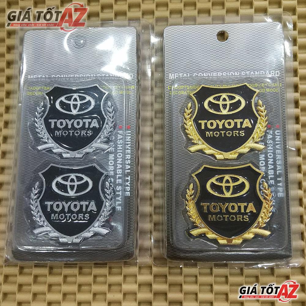 Huy hiệu logo bông lúa xe hơi TOYOTA