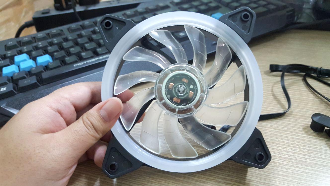 [HCM]Combo 3 Fan LED AGP + RGB có Remote