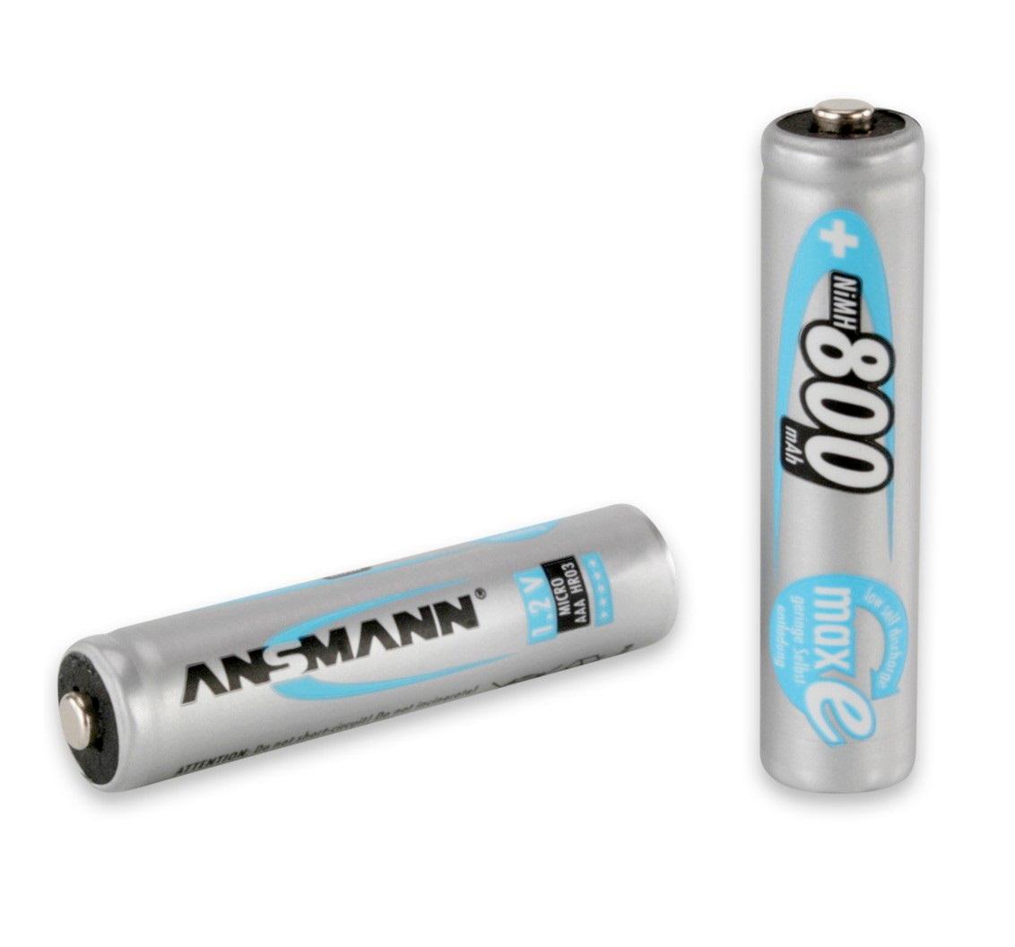 Bộ 4 pin sạc AAA Ansmann 800mAh