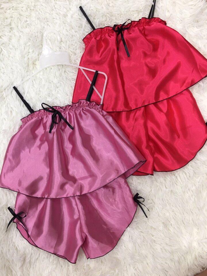 bộ dây lụa bé gái Shop Mẹ Đậu