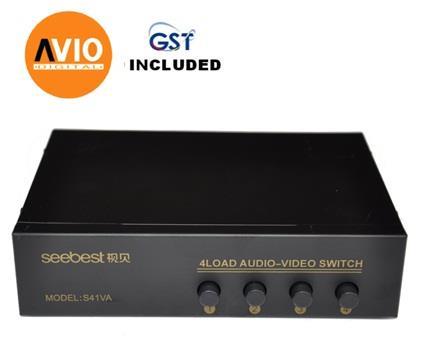 BỘ GỘP TÍN HIỆU AV 4 ĐƯỜNG  SB-S41VA