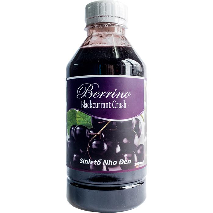 Sinh Tố Berrino Nho đen (Blackcurrant Crush) 1L