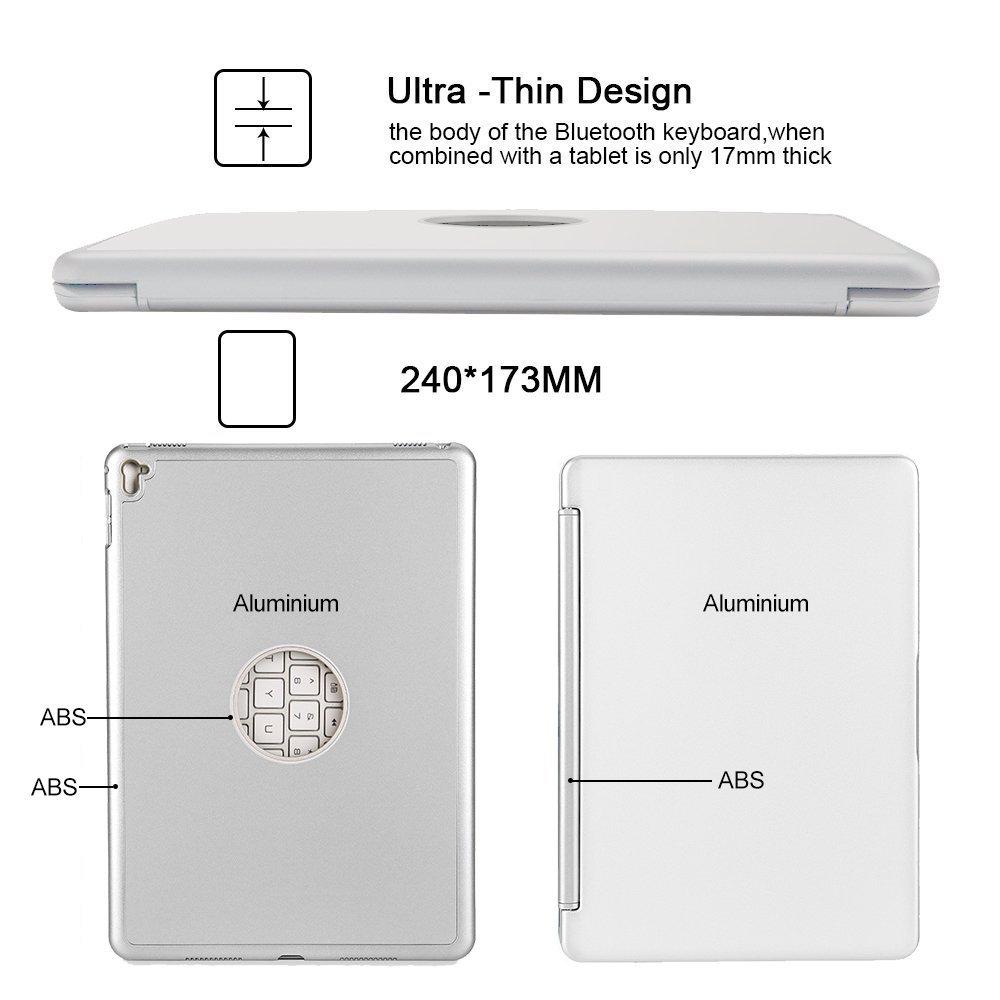 Bàn phím Bluetooth F8S+ kiêm ốp lưng cho iPad Air 2 - PKCB