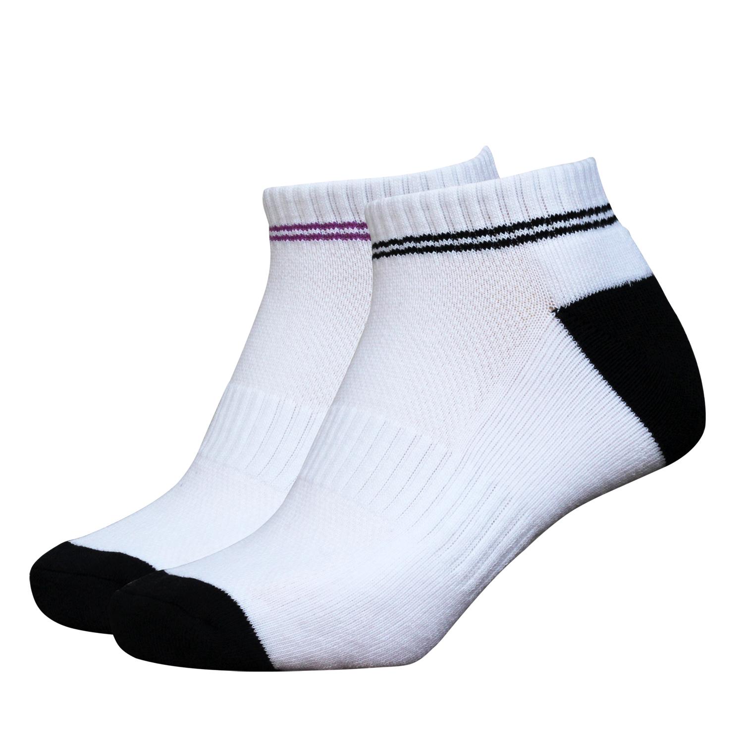 [HCM]Combo 2 đôi vớ nữ thể thao Cotton màu trắng DonaKein