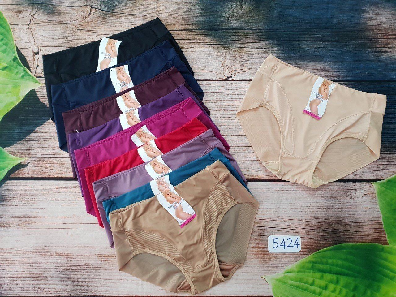 Combo 5 Quần lót nữ lưng cao tàng hình Beautiful Spring 5424 – Co giãn 4 chiều, không viền