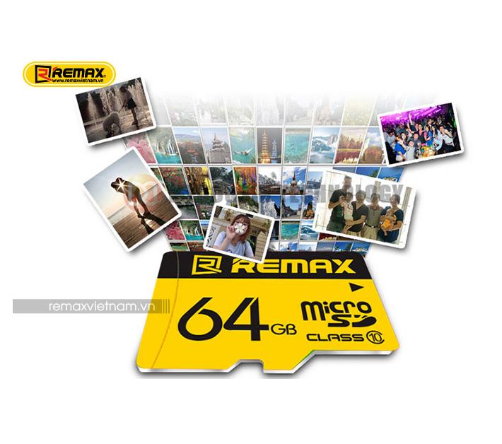 [HCM]THẺ NHỚ MICROSD REMAX 64GB CLASS 10 CHUYÊN DỤNG CHO CAMERA