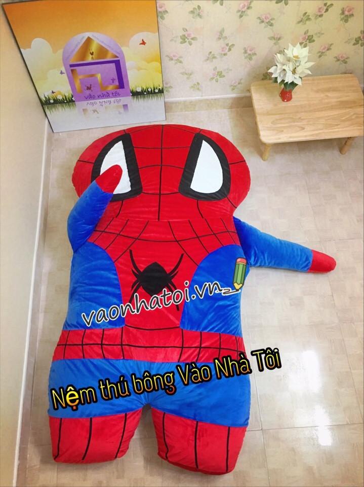 Nệm Hình Thú Cao Cấp Nhật Bản Spider Man Vao Nha Toi BA0007