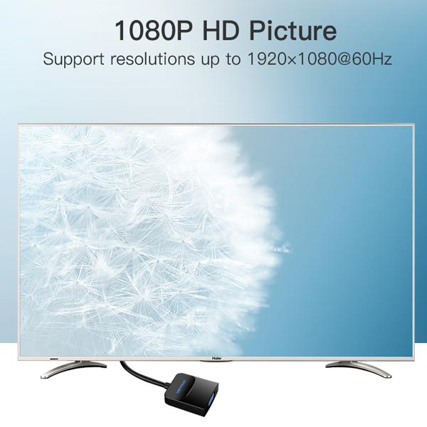 Cáp chuyển đổi DisplayPort sang VGA Vention HBFBB