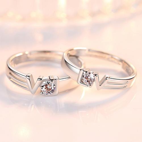 [HCM]Freeship Nhẫn cặp Love BHN27