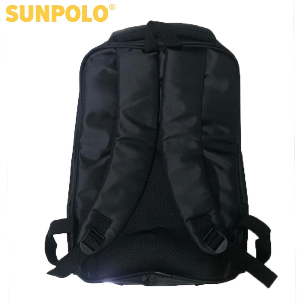 [Quà tặng không bán] Balo laptop SUNPOLO đi học đi làm BLS01 (Đen)