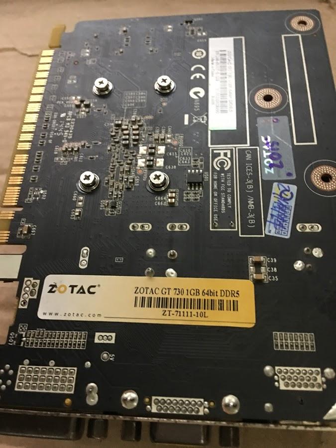 VGA ZOTAC Gt730 1Gb Ram5/64Bite