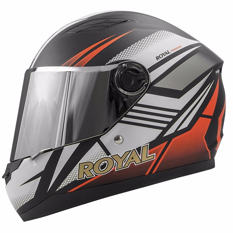 Mũ bảo hiểm fullface royal m136 tem v1 cam