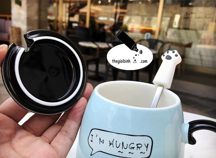 Ly Cốc Sứ Quai Cầm Kitty C10