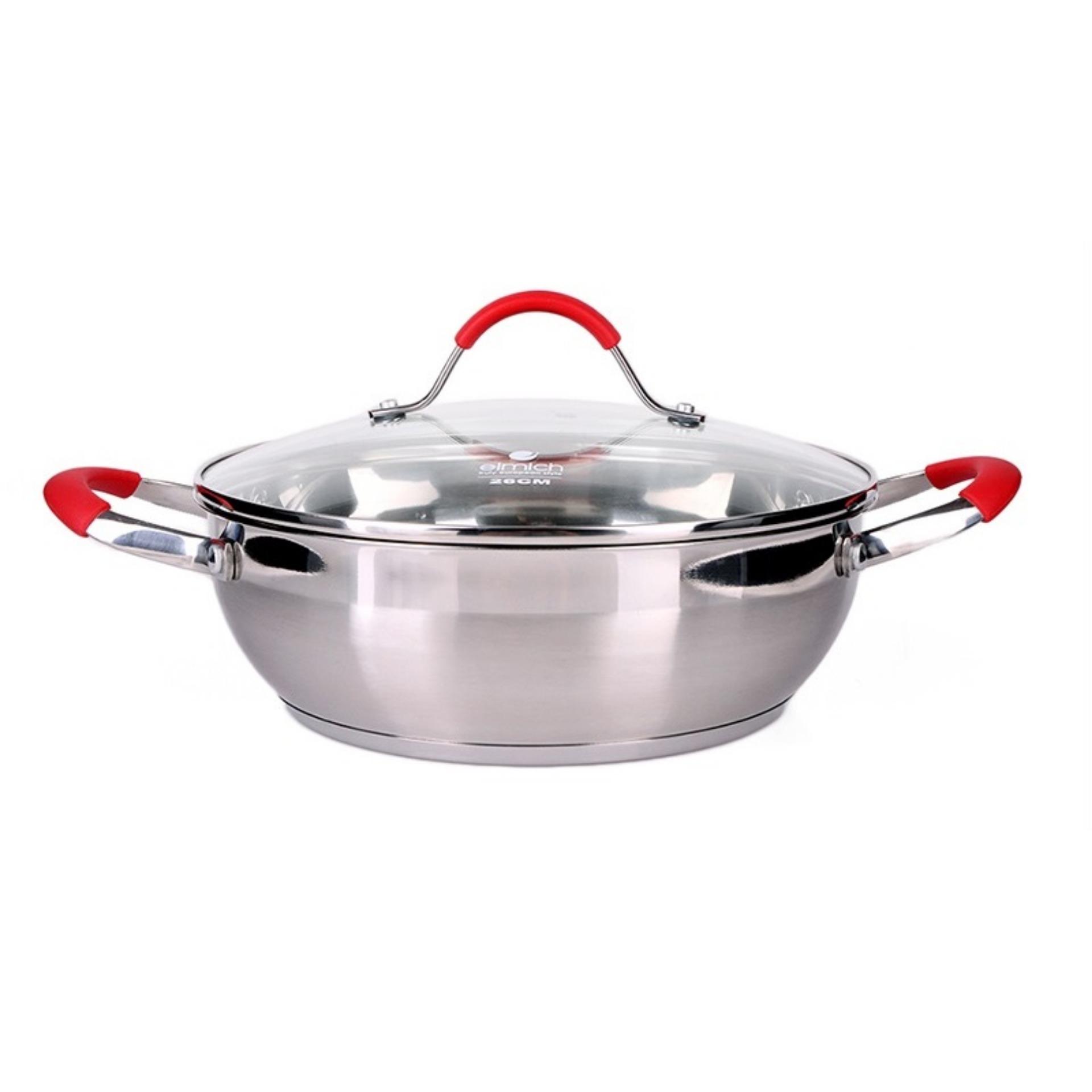 Elmich - NỒI LẨU ELMICH INOX 304 ĐÁY TỪ 28CM - Phân phối chính hãng