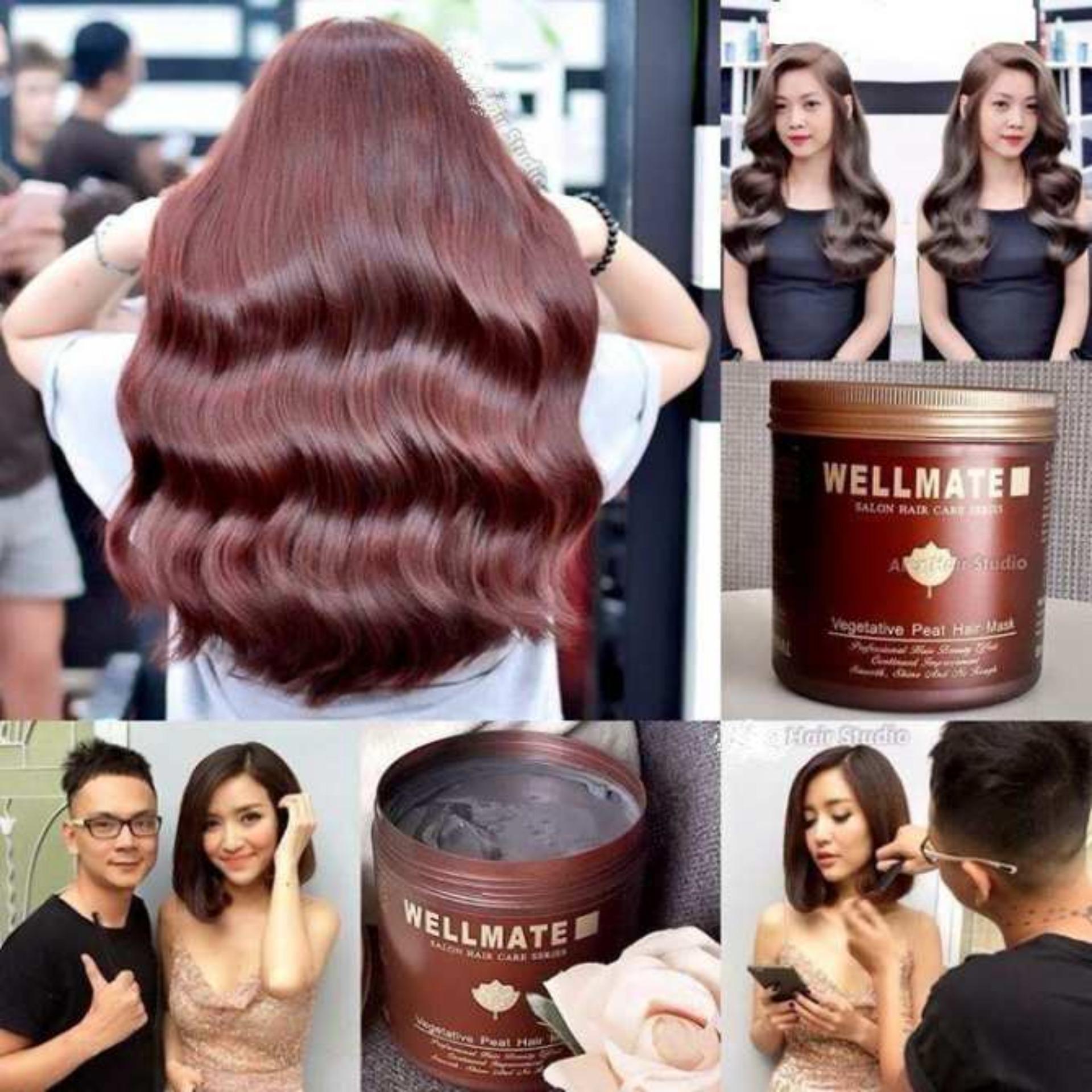 Kem ủ tóc wellmate 500ml nâu 
