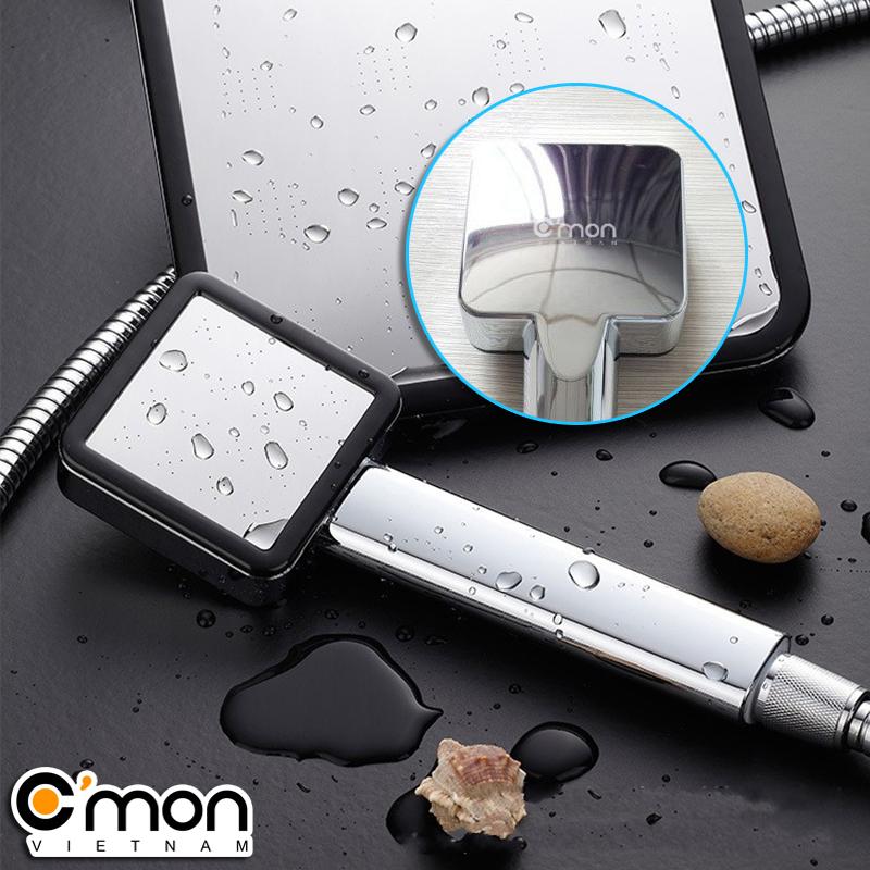 Bộ vòi sen tăng áp 200% C'mon TS-06 + dây sen (bạc)