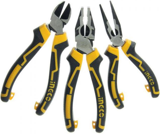 Bộ 3 kìm răng, cắt và nhọn cao cấp INGCO HKHLPS2831