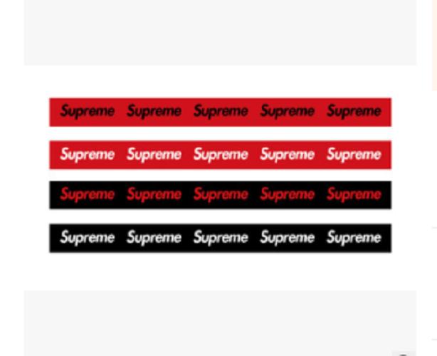 Thắt lưng vải canvas Supreme