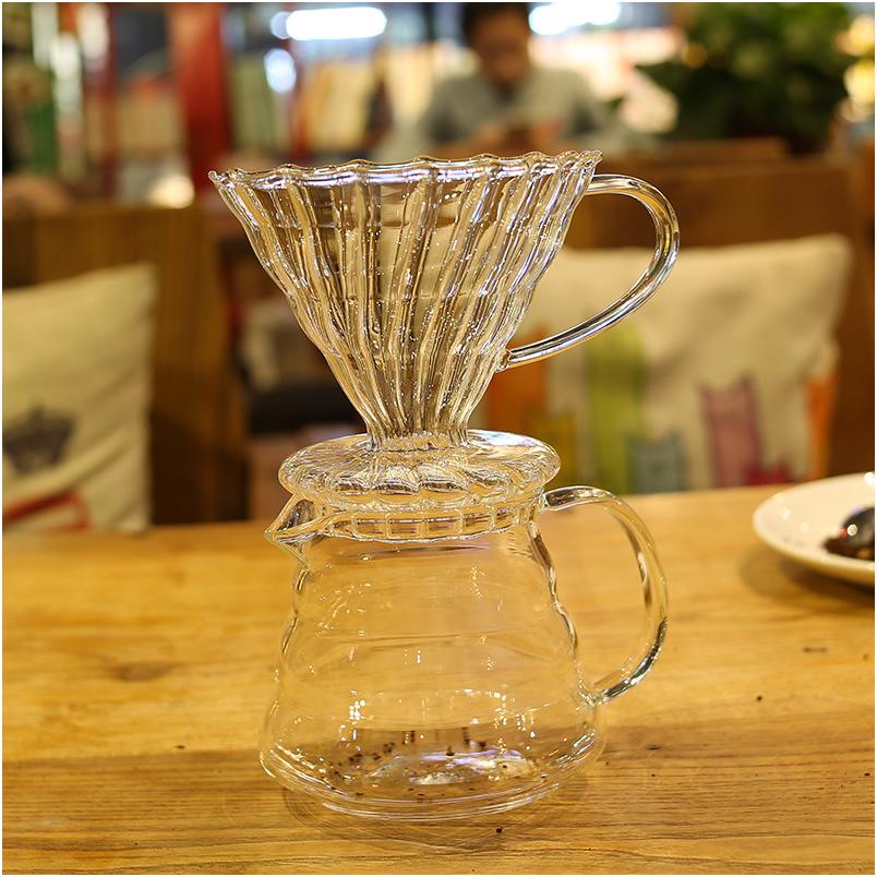 Bình pha cafe Drip Coffee 350ml thủy tinh