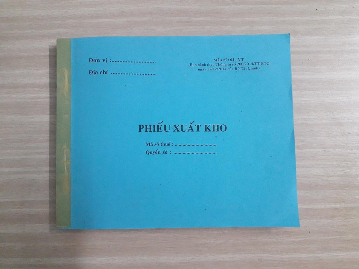 Phiếu Xuất Kho 3 Liên A5 ( KT : 16 cm x 20 cm) ( 50 bộ)