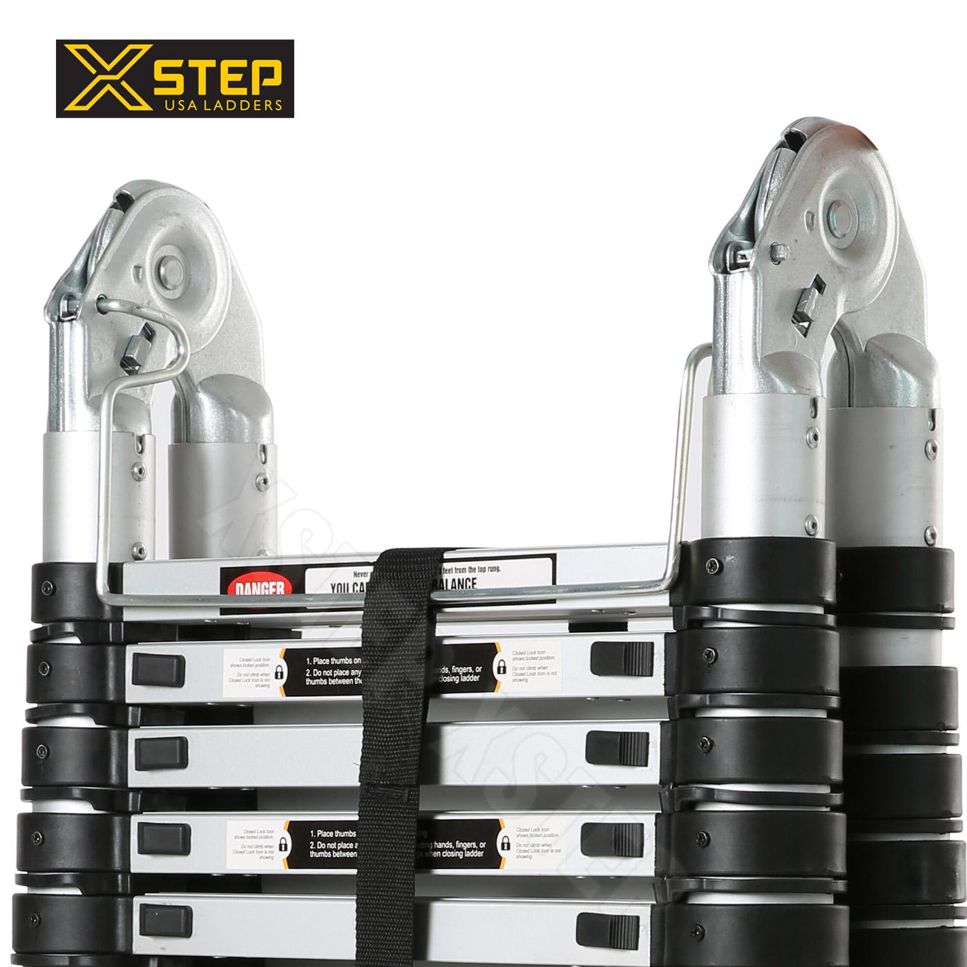 Thang nhôm rút chữ A Xstep XM28 - 5.6m