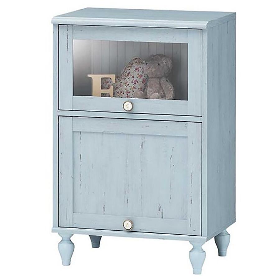 Tủ Trưng Bày 5987868 - shabby japan - màu xanh lơ có vân