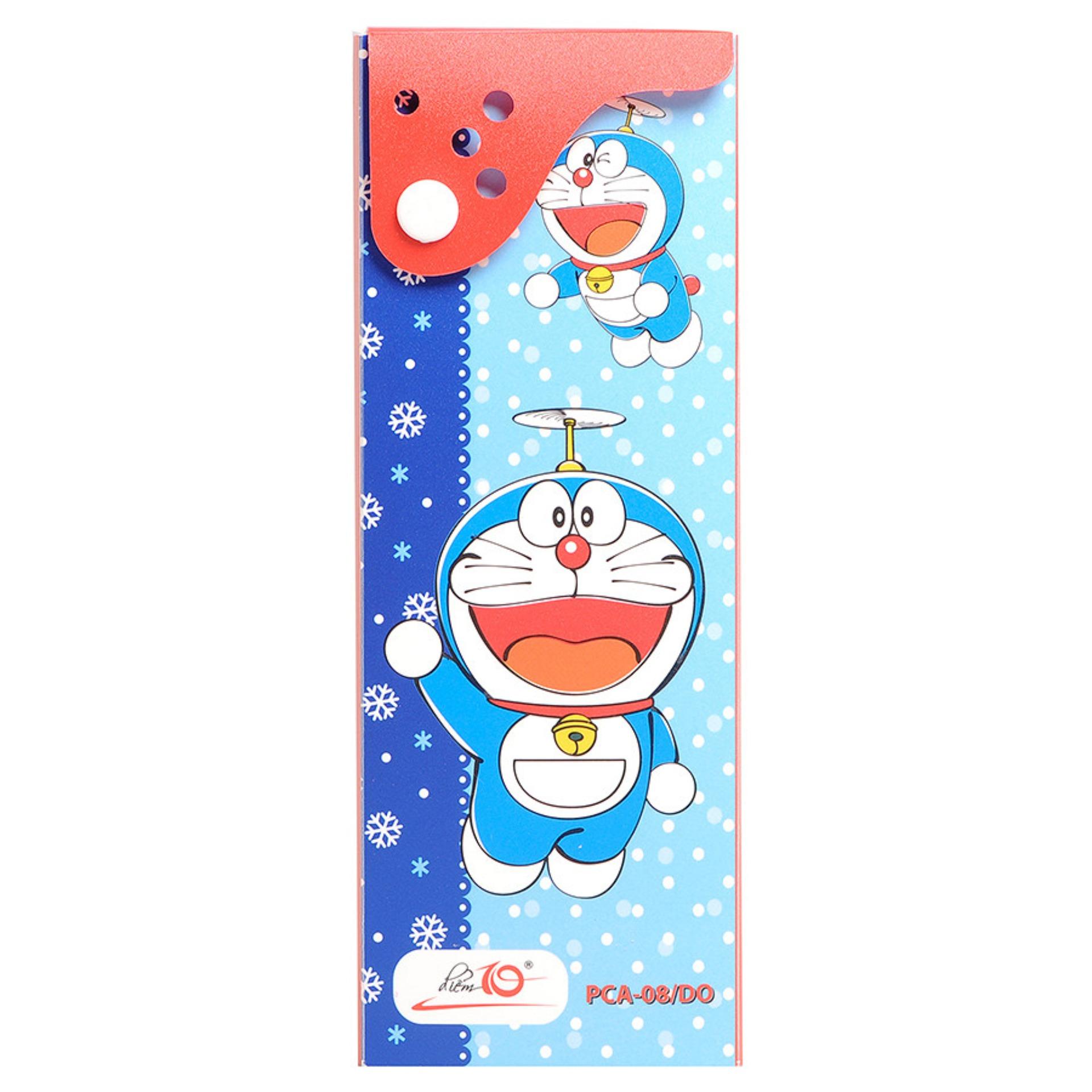 [HCM]BỘ 2 CÁI HỘP BÚT THIÊN LONG DOREMON PCA-08