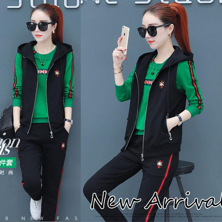 Sét 3 bộ đồ thể thao nữ thu đông COOL TT231