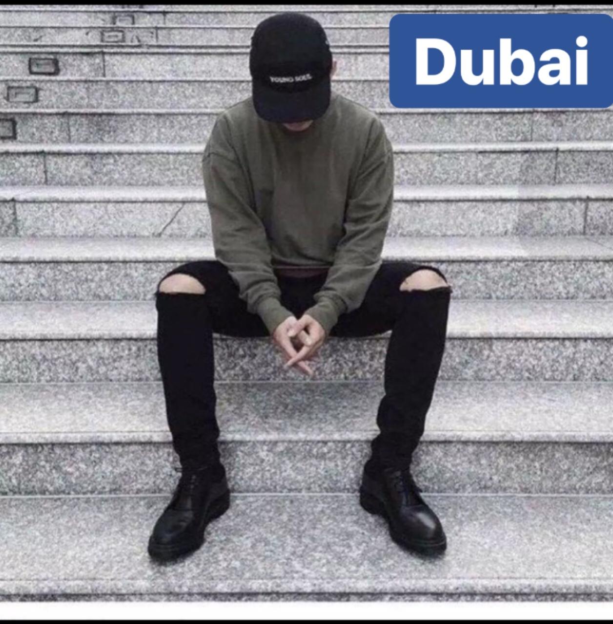 QUẦN JEAN NAM CHẤT BÒ ĐEN RÁCH GỐI SIÊU CO GIÃN HOT TREND BASIC MẪU MỚI 2022 DB-50 CAO CẤP - DUBAI FASHION