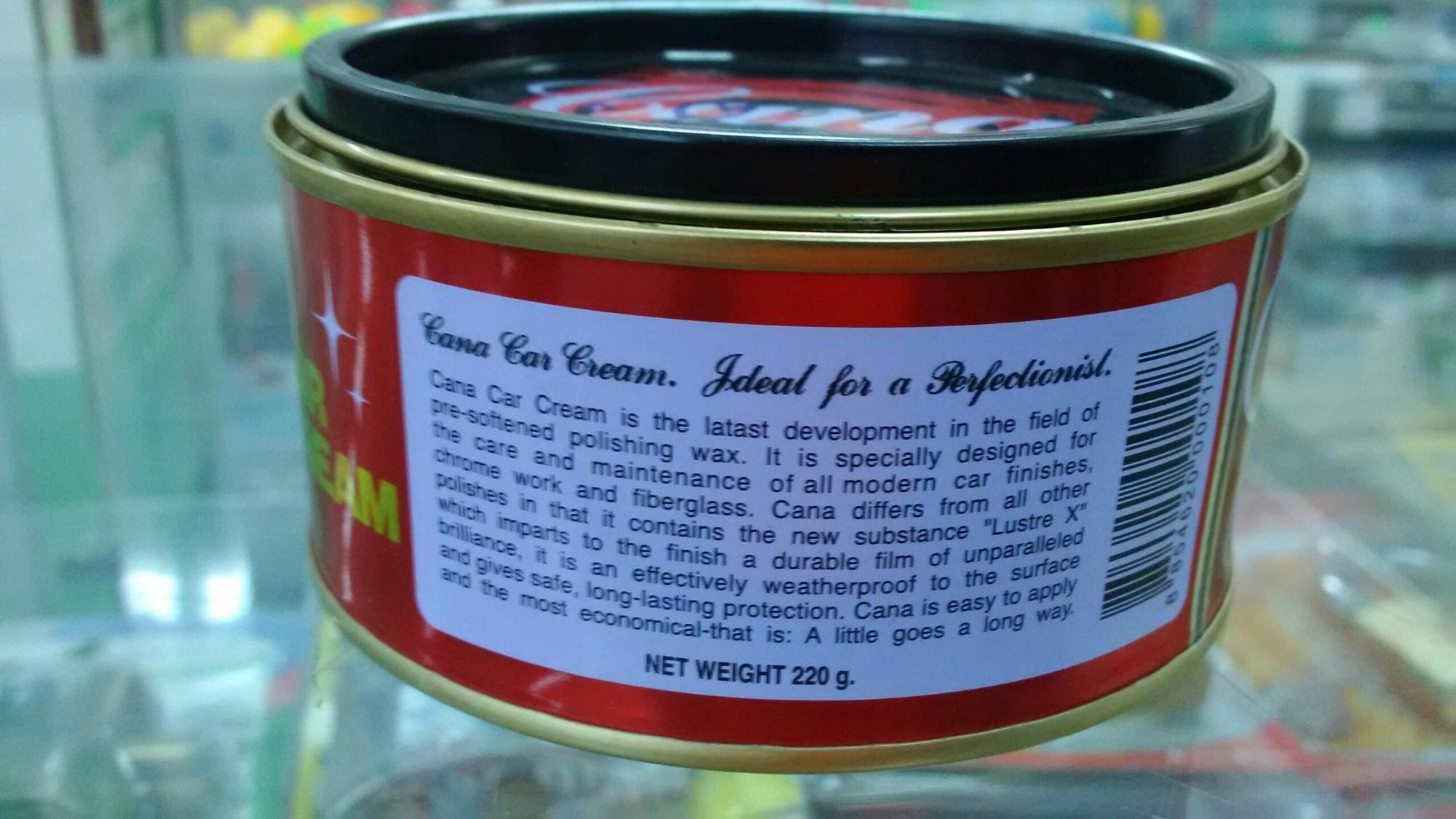 Xi Đánh Bóng Sơn Xe Cana Car Cream 220g