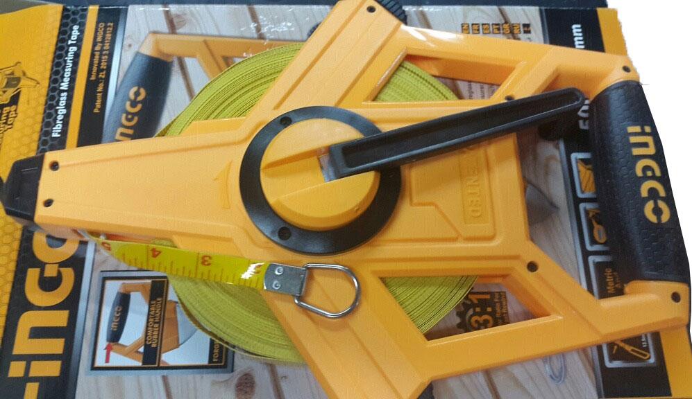 50mx12.5mm Thước dây sợi thủy tinh INGCO HFMT8250