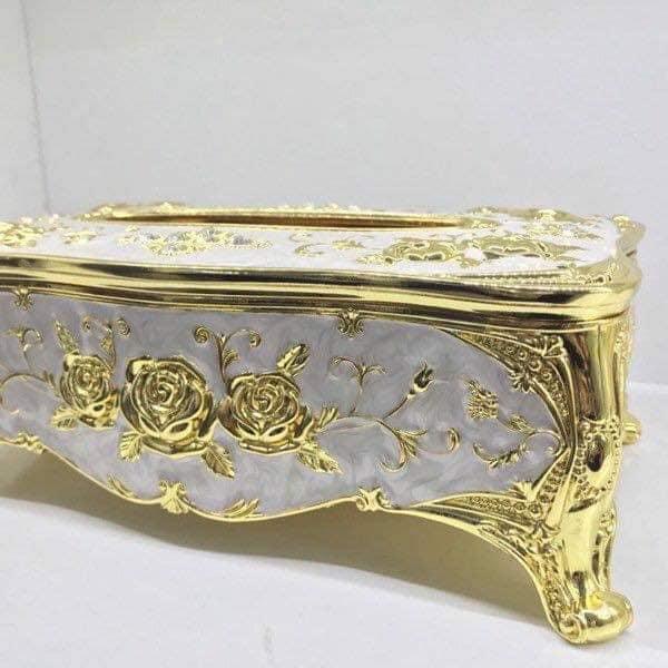 Hộp đựng giấy ăn cao cấp mạ vàng siêu đẹp