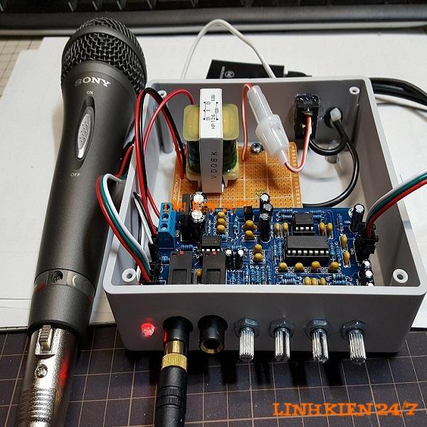 BỘ COMBO ECHO KHUẾCH ĐẠI MICRO KARAOKE XH-M173