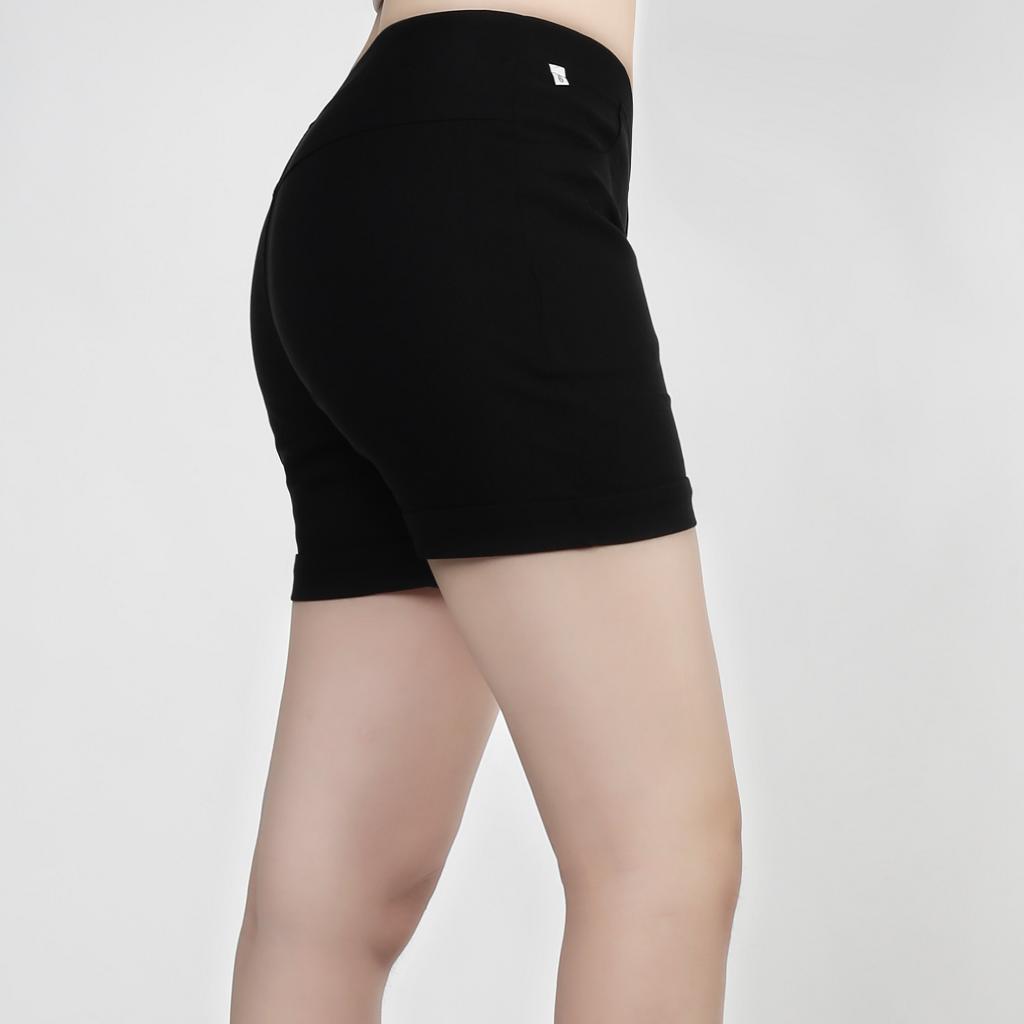 [HCM]Quần short kaki nữ co giản cao cấp hàn quốc (màu đen)