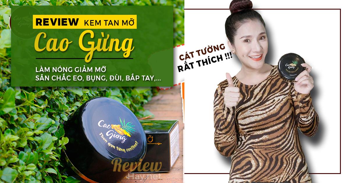 [HCM]Kem tan mỡ cao gừng (200g)