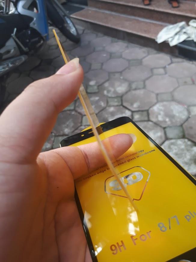 Kính Cường lực 9D full màn cho Iphone 7/ 8 Thường Trắng