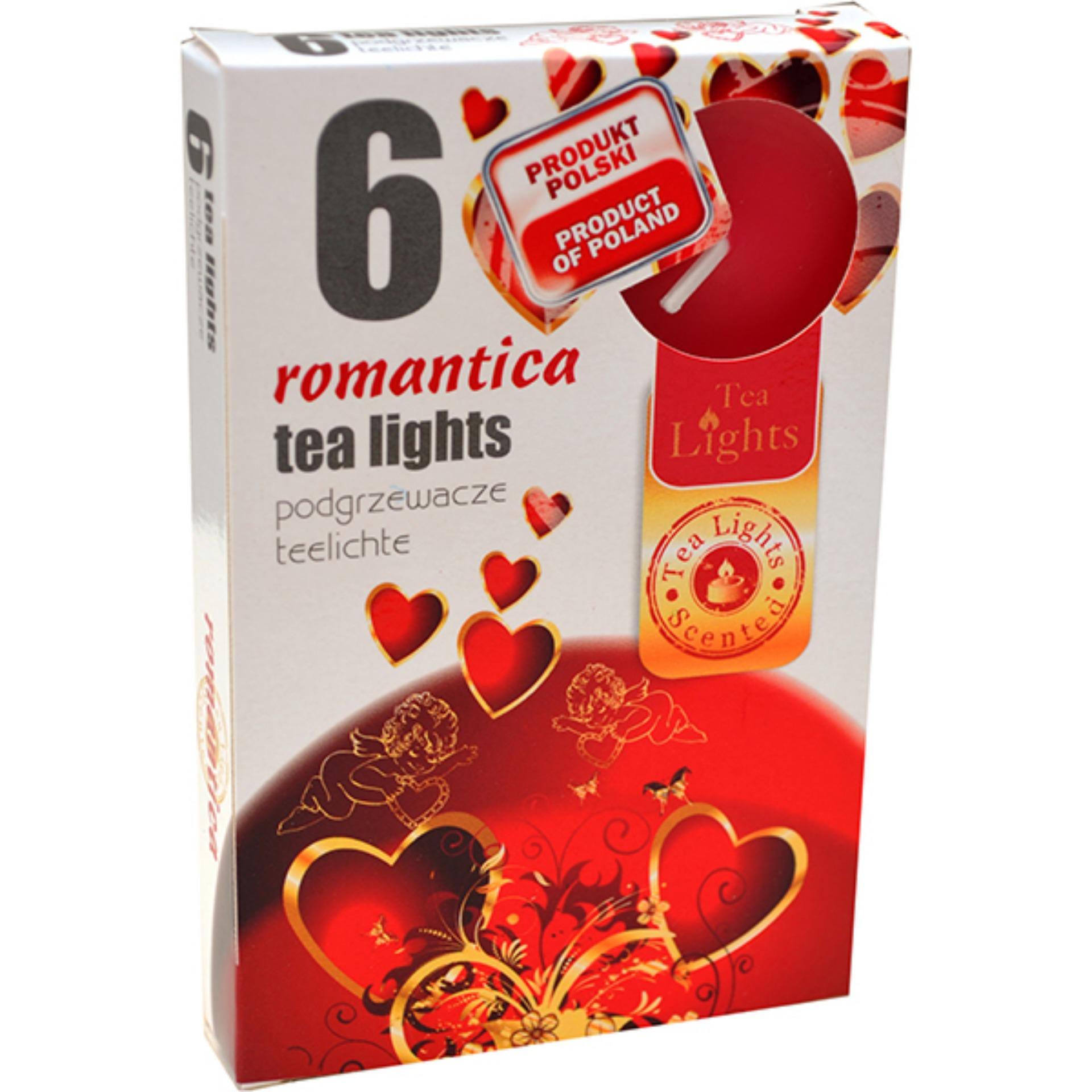 Hộp 6 nến thơm Tea lights Admit Romantica ADM1485 (Hương lãng mạn)