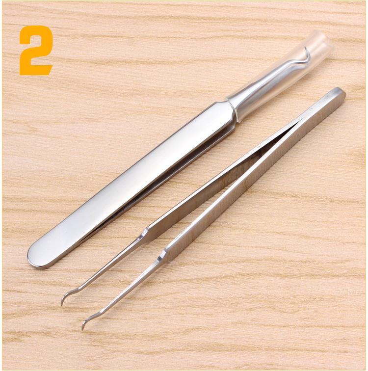 Combo 2 Nhíp Gắp Mụn Đầu Đen, Mụn Dưới Da Thông Minh
