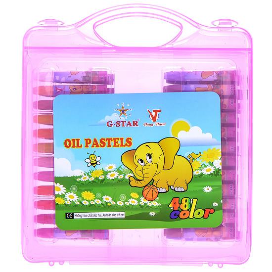 Bút sáp dầu g-star 48 màu hộp nhựa
