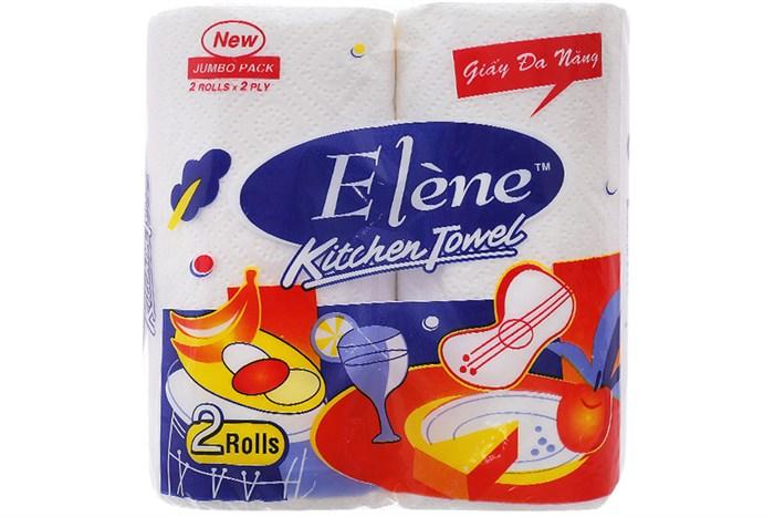 Combo 2 lốc Khăn bếp đa năng Elène 2 cuộn (2lớp)
