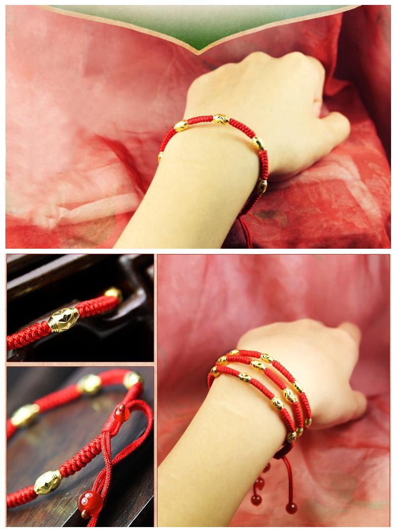 [HCM]VÒNG ĐEO TAY CHỈ ĐỎ MAY MẮN - VT0801
