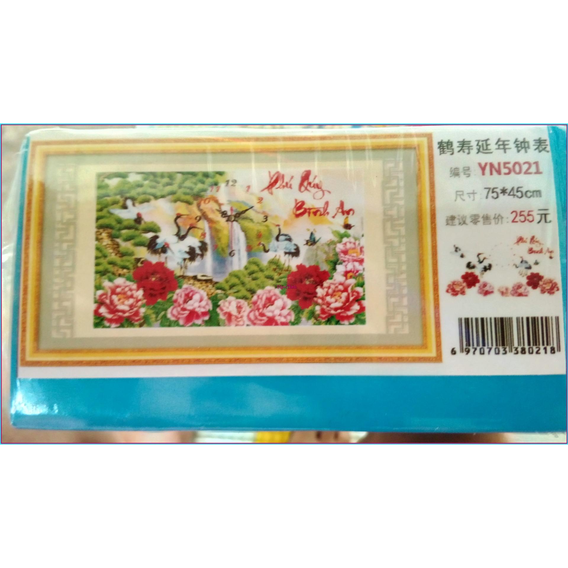 Tranh đính đá phú quý bình an YN5021-Ngọc Thịnh