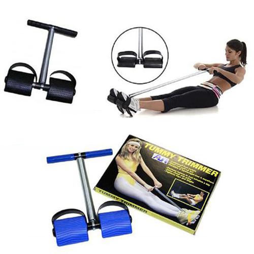 Dây kéo tập lưng bụng Tummy Trimmer (Xanh)