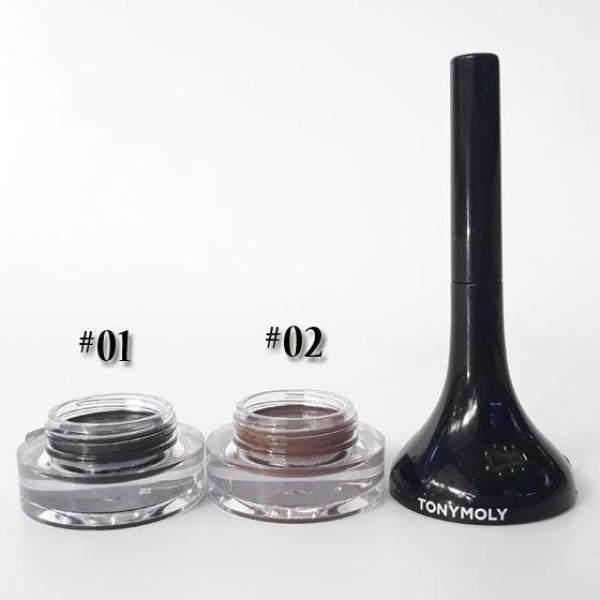 Gel kẻ mắt Tonymoly Backstage Gel Eyeliner (#02 Brown - Nâu)