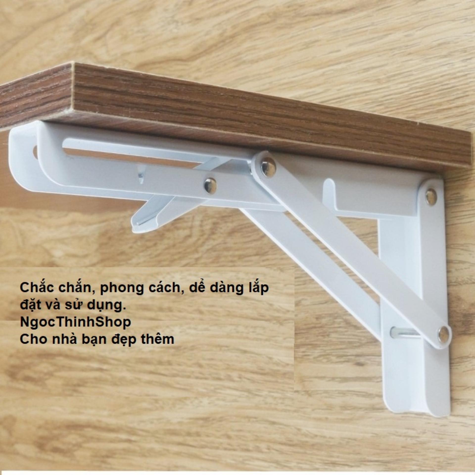 Bộ bản lề gấp treo tường A2 35cm- ke gấp tường- Hàng nhập- Ngocthinhshop