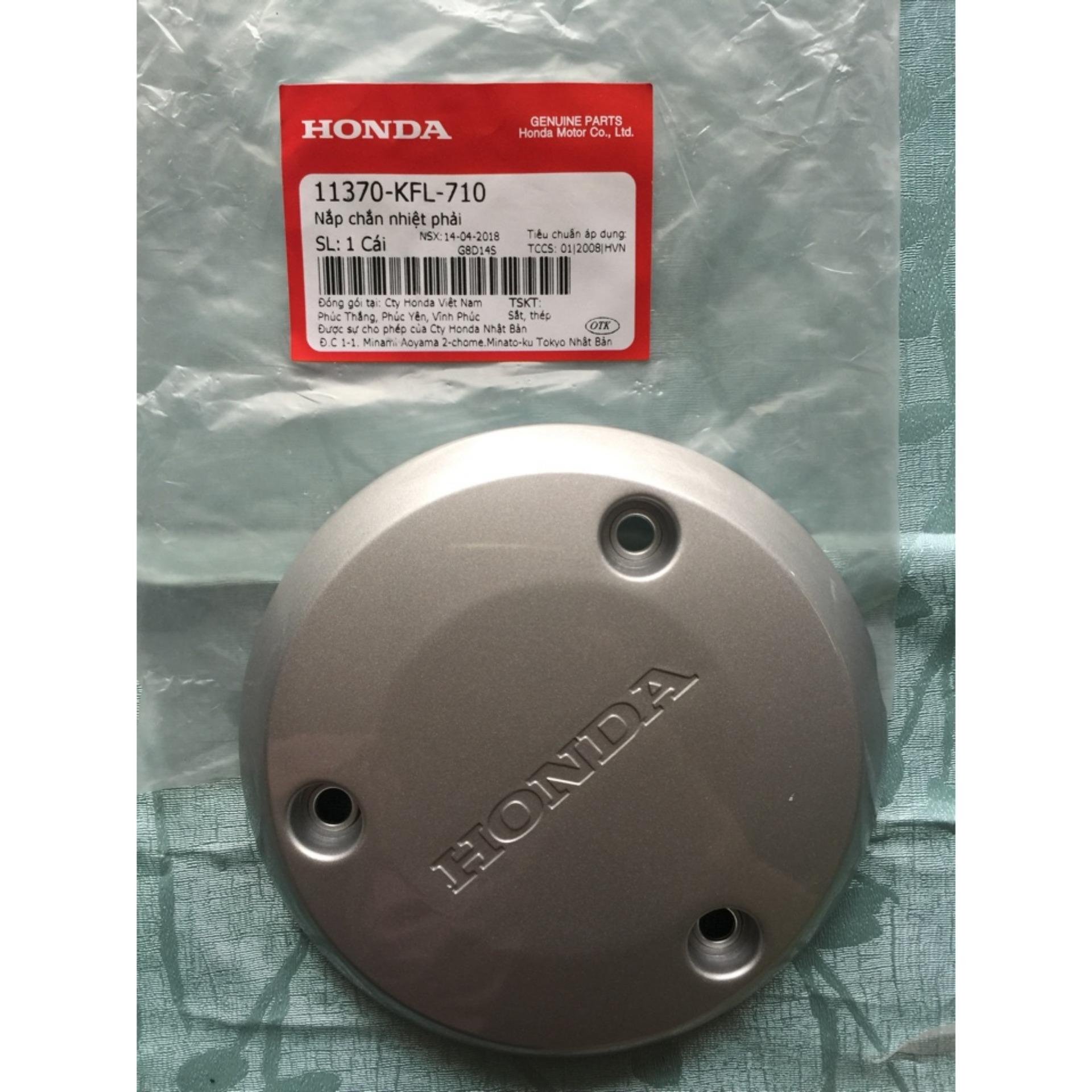 Nắp chắn nhiệt trắng Dream, Wave, Future 11370-KFL-710